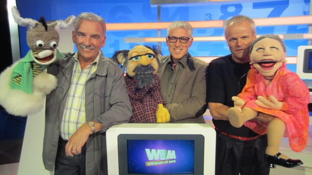 Lustig war's, mit Caroline und Kliby, Roli Berner und Calindo.