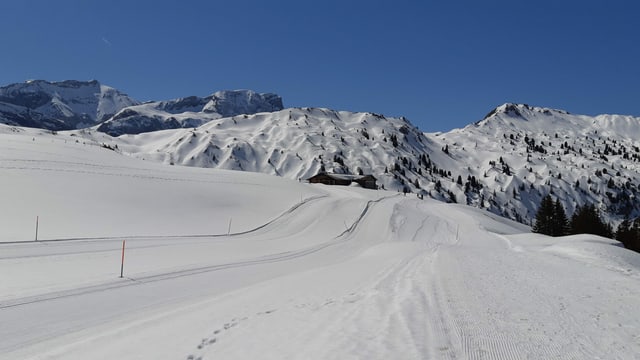 Winterlicher Betelberg unter wolkenlosem Himmel. Winterlicher Betelberg unter wolkenlosem Himmel.
