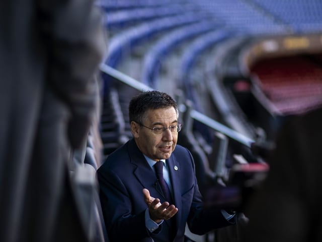 Barcelona-Präsident Josep Bartomeu. Barcelona-Präsident Josep Bartomeu.