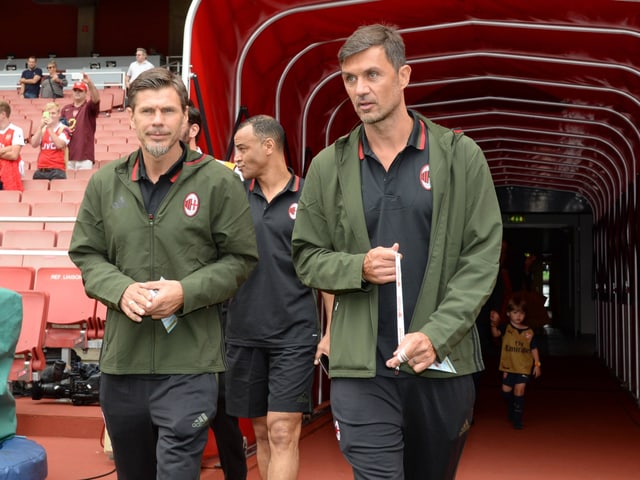 Zvonimir Boban und Paolo Maldini. Zvonimir Boban und Paolo Maldini.