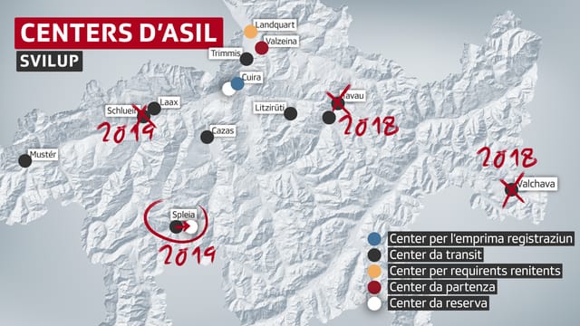 Il svilup dals centers d'asil en il Grischun Il svilup dals centers d'asil en il Grischun