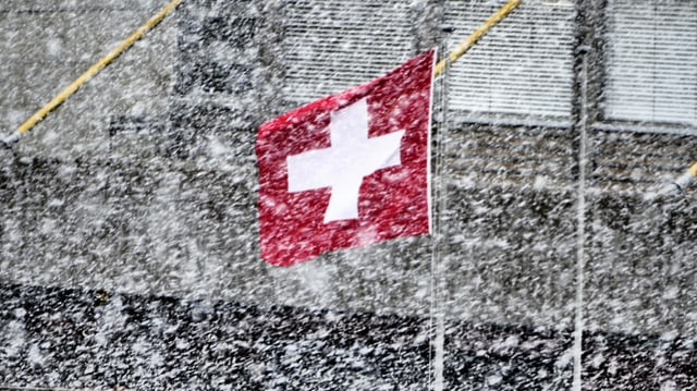 Riesige Schneeflocken gingen am 19. April in Thun nieder. Riesige Schneeflocken gingen am 19. April in Thun nieder.