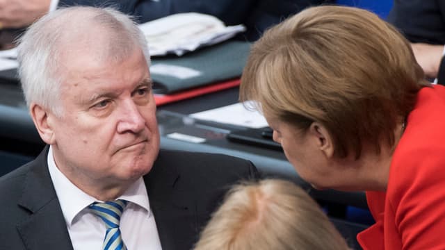 Horst Seehofer und Angela Merkel Horst Seehofer und Angela Merkel