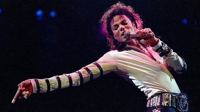 Michale Jackson während einem Konzert im Jahre 1988. Michale Jackson während einem Konzert im Jahre 1988.