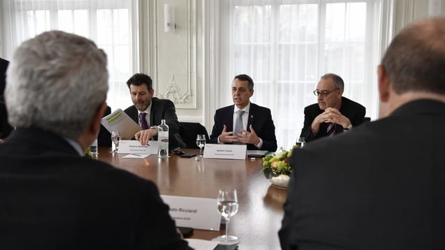 Ignazio Cassis und Guy Parmelin Ignazio Cassis und Guy Parmelin