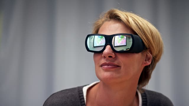 Portraitfoto der Pharmaforscherin Tanja Schulz-Gasch, die eine grosse Brille trägt. Portraitfoto der Pharmaforscherin Tanja Schulz-Gasch, die eine grosse Brille trägt.