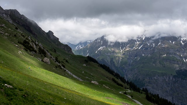 Ausblick von der Fisetenalp Ausblick von der Fisetenalp
