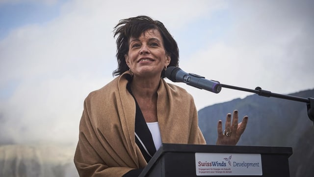 Doris Leuthard in einer Archivaufnahme. Doris Leuthard in einer Archivaufnahme.