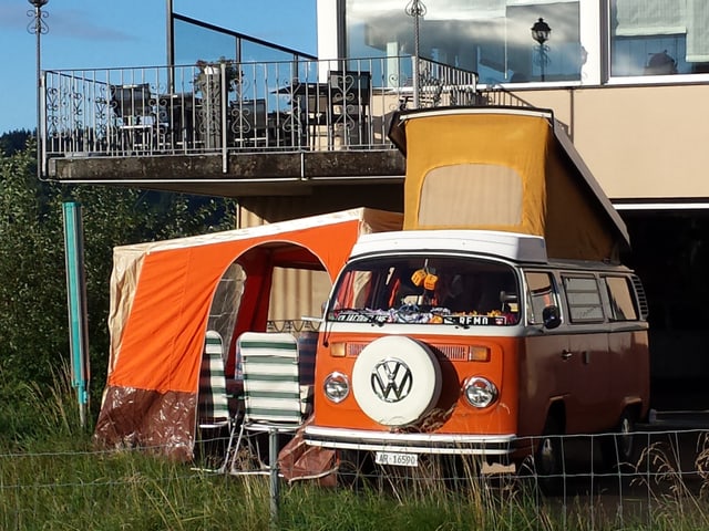 In letzter Minute eingeschickt: der VW T2 b von SRF 3 Hörer Remo Knechtle.