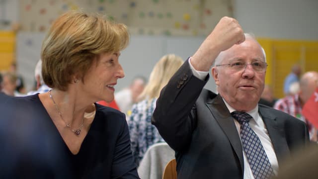 Silvia und Christoph Blocher. Silvia und Christoph Blocher.