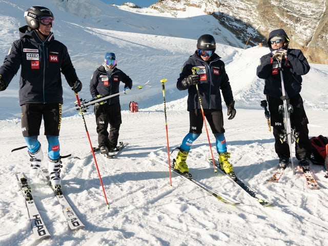Ole Masdal (ganz rechts) wurde positiv getestet (Bild von 2019). Ole Masdal (ganz rechts) wurde positiv getestet (Bild von 2019).