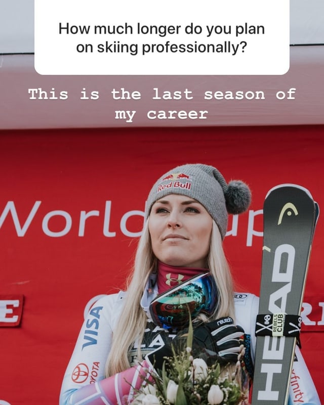 Instagram Story von Vonn Instagram Story von Vonn