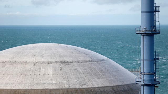 Atomreaktor von oben. Atomreaktor von oben.