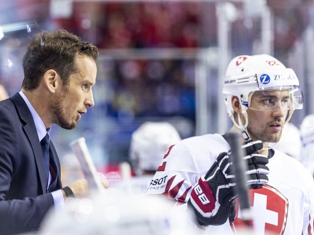 Coach Patrick Fischer und Schlüsselspieler Nino Niederreiter. Coach Patrick Fischer und Schlüsselspieler Nino Niederreiter.