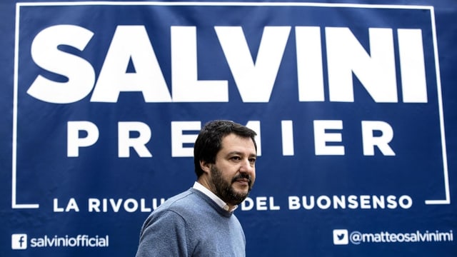 Matteo Salvini im Porträt