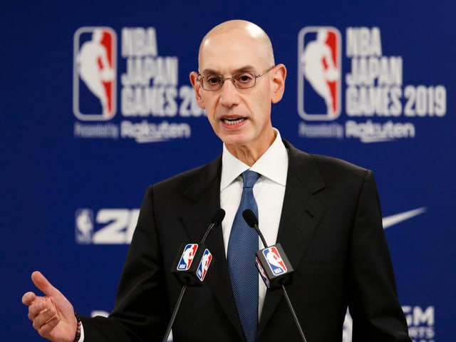 NBA-Commissioner Adam Silver. NBA-Commissioner Adam Silver.