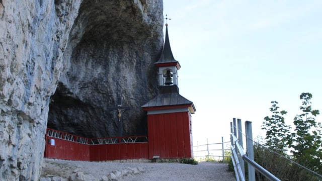 Kirche beim Wildkirchli. Kirche beim Wildkirchli.