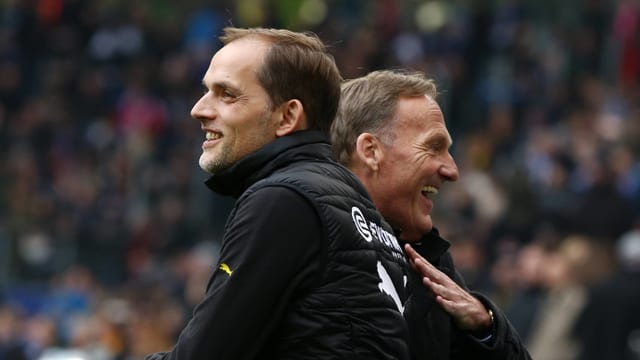 Thomas Tuchel (l.) und Hans-Joachim Watzke. Thomas Tuchel (l.) und Hans-Joachim Watzke.
