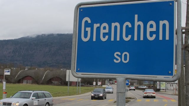 Ortsschild Grenchen Ortsschild Grenchen