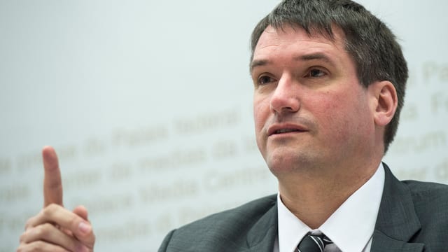 Porträt von Christian Levrat. Porträt von Christian Levrat.