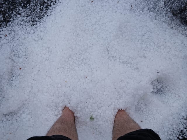 viel Hagel