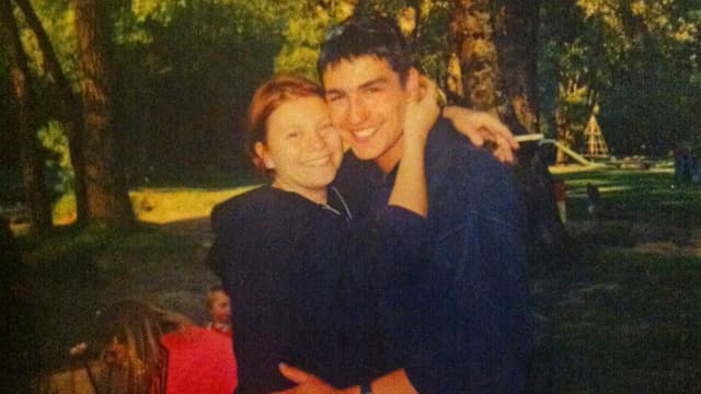 Sandra und Michael im Sommer 1997 in Bern an der Aare. Sandra und Michael im Sommer 1997 in Bern an der Aare.