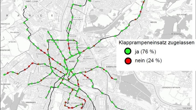 Netzplan mit roten und grünen Punkten. Netzplan mit roten und grünen Punkten.