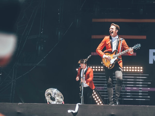 Royal Republic waren eins der grossen Live-Highlights des Festivals.