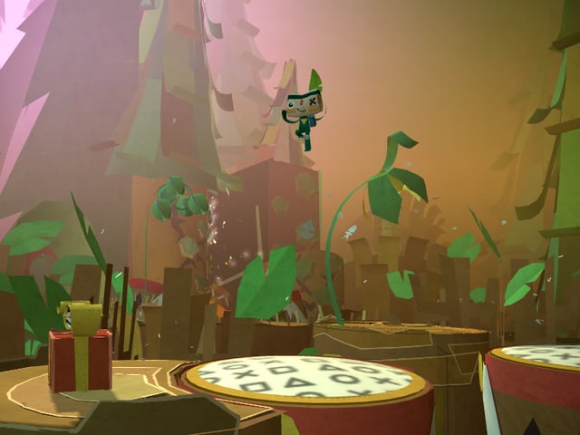 Spielszene aus «Tearaway» Spielszene aus «Tearaway»