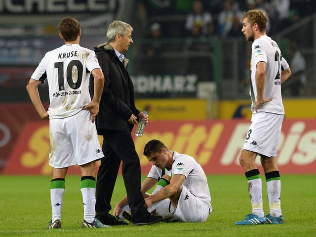 Max Kruse (l.) und Weltmeister Christoph Kramer verliessen Mönchengladbach im Sommer. Wogen die Abgänge der beiden Nationalspieler zu schwer für Lucien Favre?