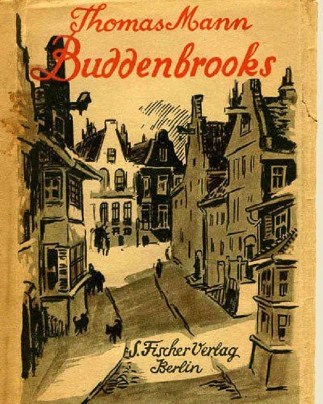 Buchumschlag: Gezeichnet ist ein Strassenzug in einer Stadt. Vermutlich Lübeck, Mitte des 19. Jh. Buchumschlag: Gezeichnet ist ein Strassenzug in einer Stadt. Vermutlich Lübeck, Mitte des 19. Jh.