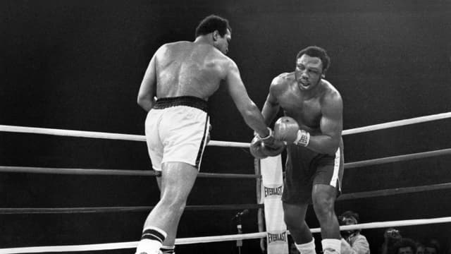 Der «Thrilla in Manila» zwischen Muhammad Ali und Joe Frazier. Der «Thrilla in Manila» zwischen Muhammad Ali und Joe Frazier.