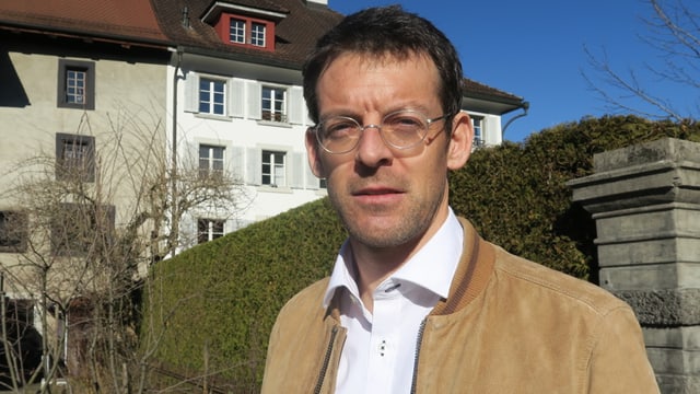 Porträt des Obwaldner Politikers Florian Spichtig. Porträt des Obwaldner Politikers Florian Spichtig.