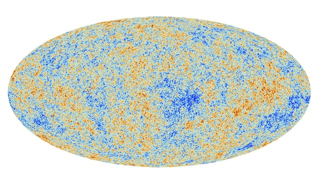 Foto des Universums, ovale Aufnahme, darauf viele Punkte. Foto des Universums, ovale Aufnahme, darauf viele Punkte.