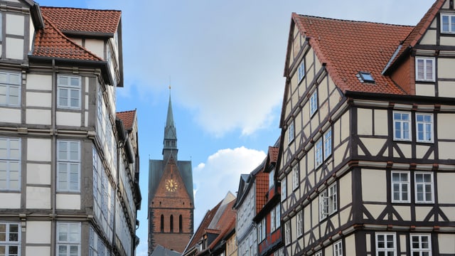 Fachwerkhäuser in Hannover. Fachwerkhäuser in Hannover.