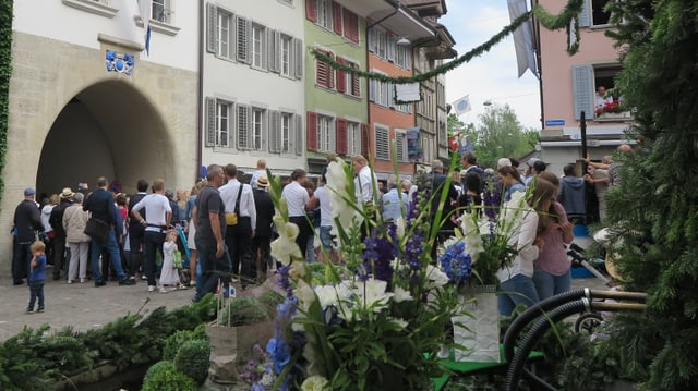 Vilele Leute in Altstadt. Vilele Leute in Altstadt.