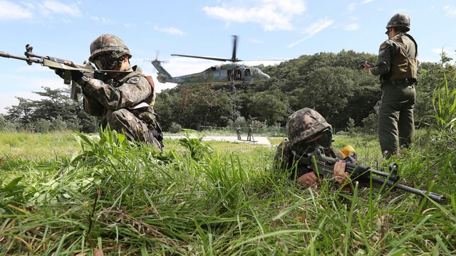US-Soldaten in Südkorea US-Soldaten in Südkorea