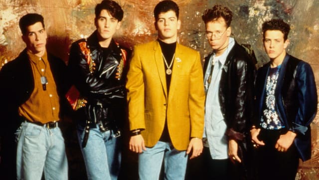 Die Boygroup New Kids On The Block im Jahr 1989. Die Boygroup New Kids On The Block im Jahr 1989.