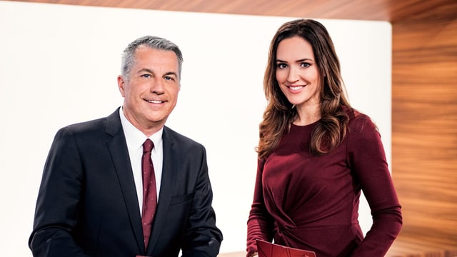 Reto Lipp und Patrizia Laeri, Moderatoren «ECO» Reto Lipp und Patrizia Laeri, Moderatoren «ECO»