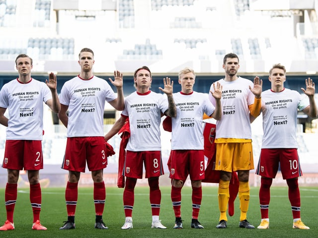 Die Nationalspieler Norwegens. Die Nationalspieler Norwegens.