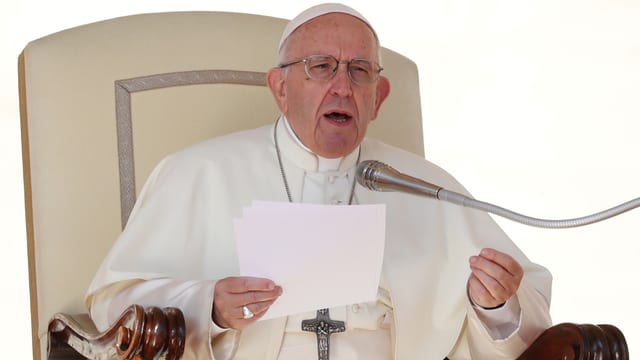 Papst Franziskus: «Ich frage euch, ist das richtig?»
