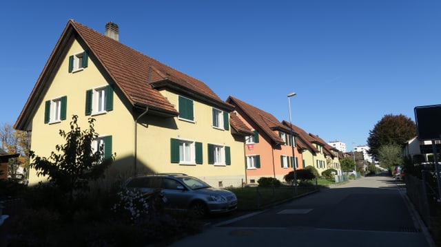 Doppel-Einfamilienhäuser im Grünen. Doppel-Einfamilienhäuser im Grünen.