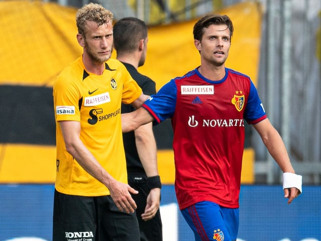 Fabian Lustenberger und Valentin Stocker. Fabian Lustenberger und Valentin Stocker.