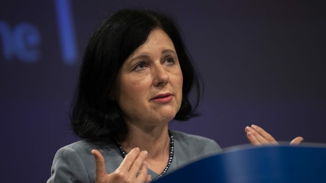 EU-Kommissarin Vera Jourova: EU-Kommissarin Vera Jourova: