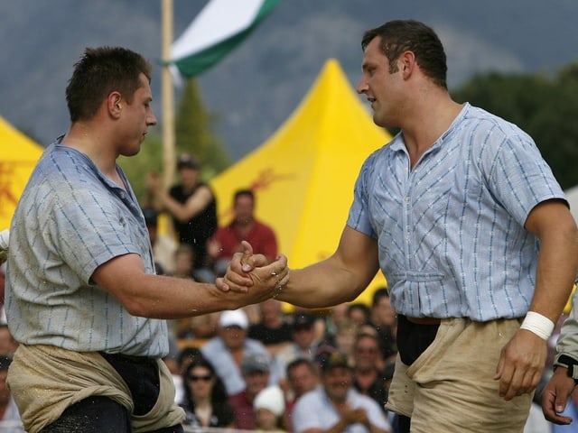 Jörg Abderhalden und Arnold Forrer. Jörg Abderhalden und Arnold Forrer.