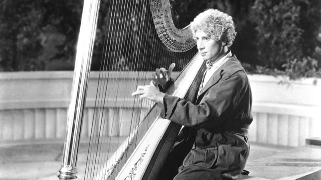 Auf dem Bild ist der Harpo mit seiner Harfe zu sehen. Auf dem Bild ist der Harpo mit seiner Harfe zu sehen.