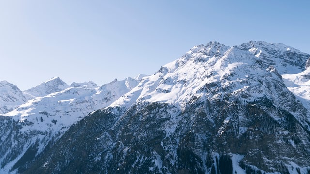 Grosse Lawinengefahr in den Bergen. Grosse Lawinengefahr in den Bergen.