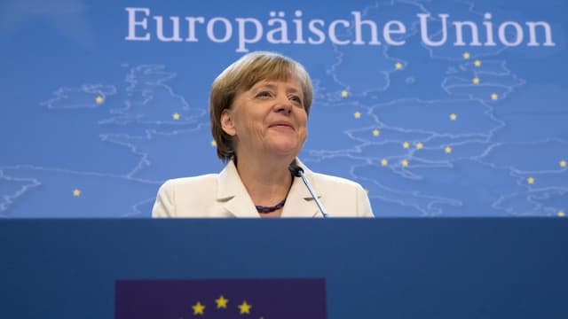 La chanceliera tudestga Angela Merkel La chanceliera tudestga Angela Merkel