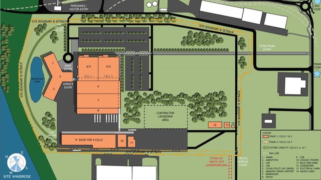 Bauplan von Biogen in Luterbach Bauplan von Biogen in Luterbach