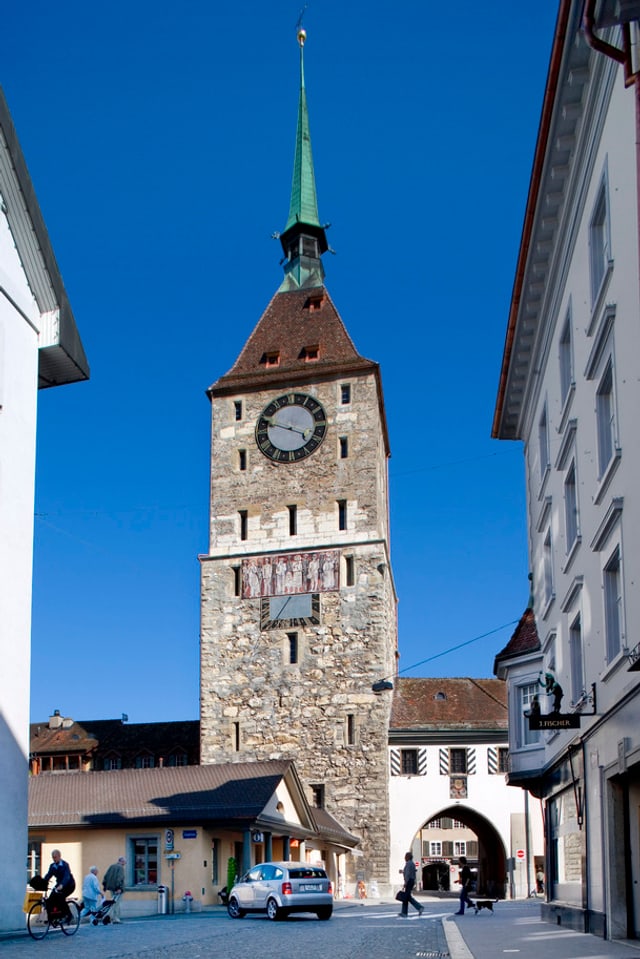 Turm und Tor zur Altstadt Aarau